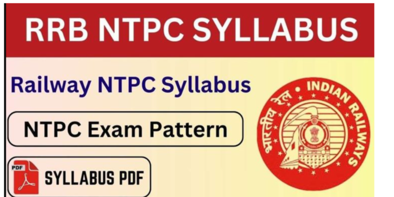 RRB NTPC Syllabus