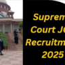 Supreme Court JCA Recruitment 2025