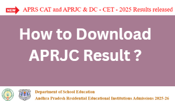 How to Download APRJC Result