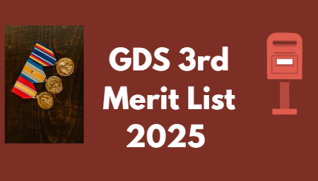 GDS 3rd Merit List 2025