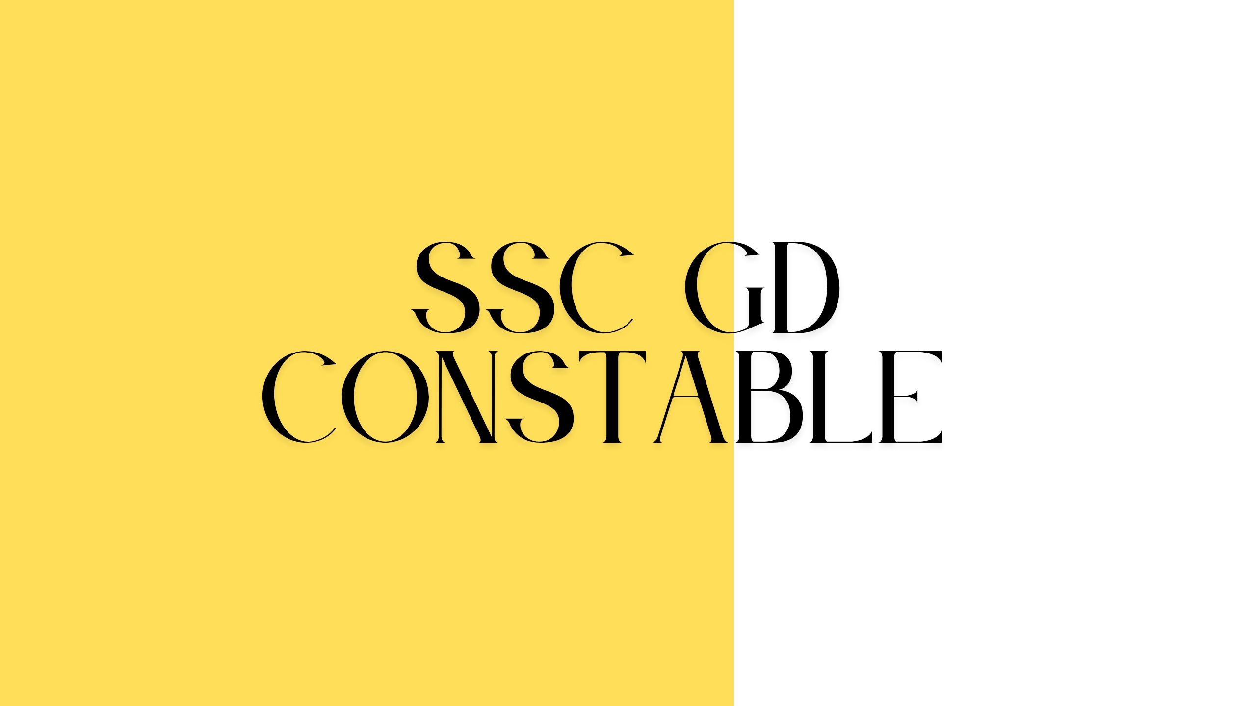 SSC GD Constable 2025