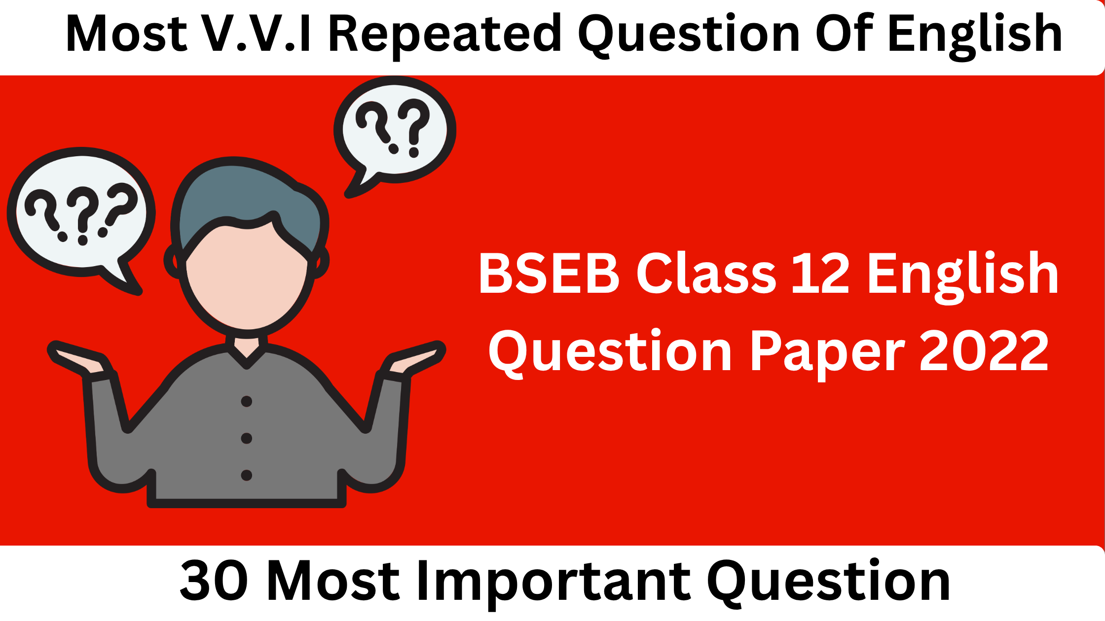 BSEB Class 12 English Question Paper 2022