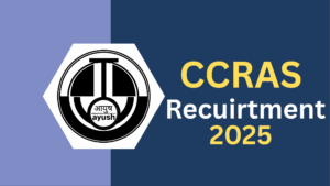 CCRAS MTS Recruitment 2025