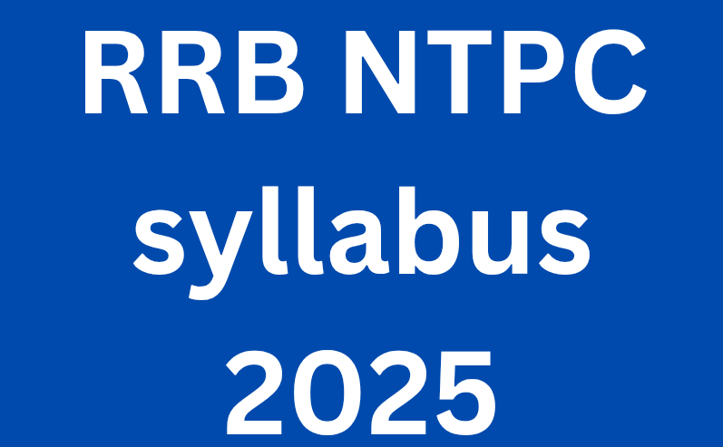RRB NTPC Syllabus
