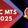 SSC MTS 2025 Notification Out