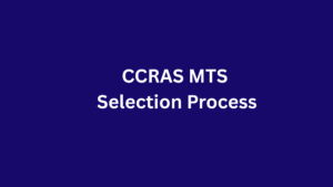CCRAS MTS Recruitment 2025