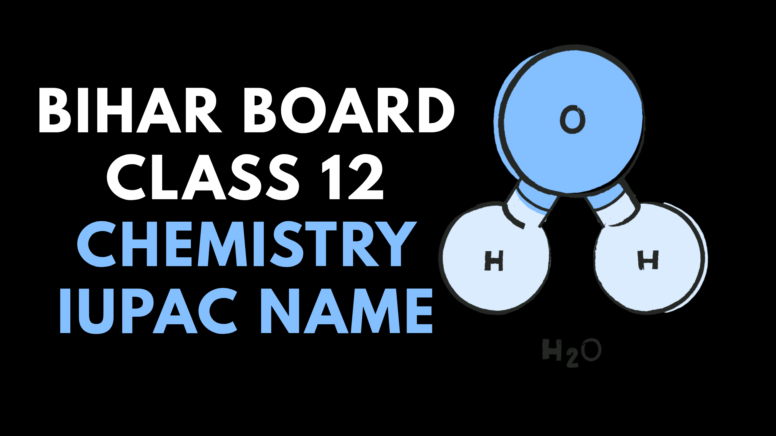 Bihar Board Class 12 Chemistry IUPAC Name