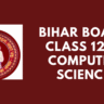 Bihar Board Class 12th Computer Science