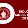 Biology Model Paper 2025