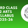 Board Class 12 Arts Syllabus 2025-26