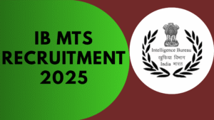 IB MTS Recruitment 2025
