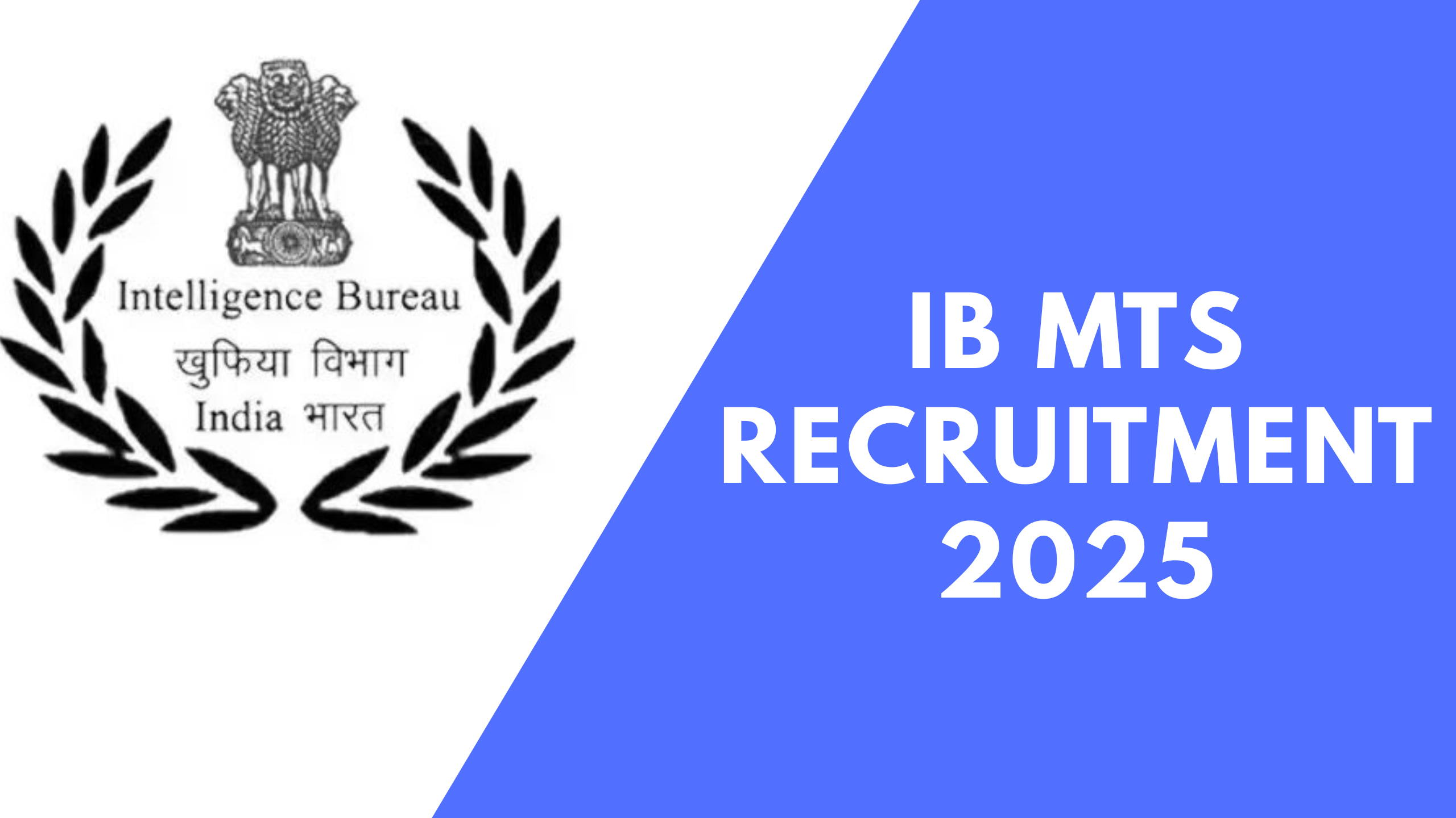 IB MTS Recruitment 2025