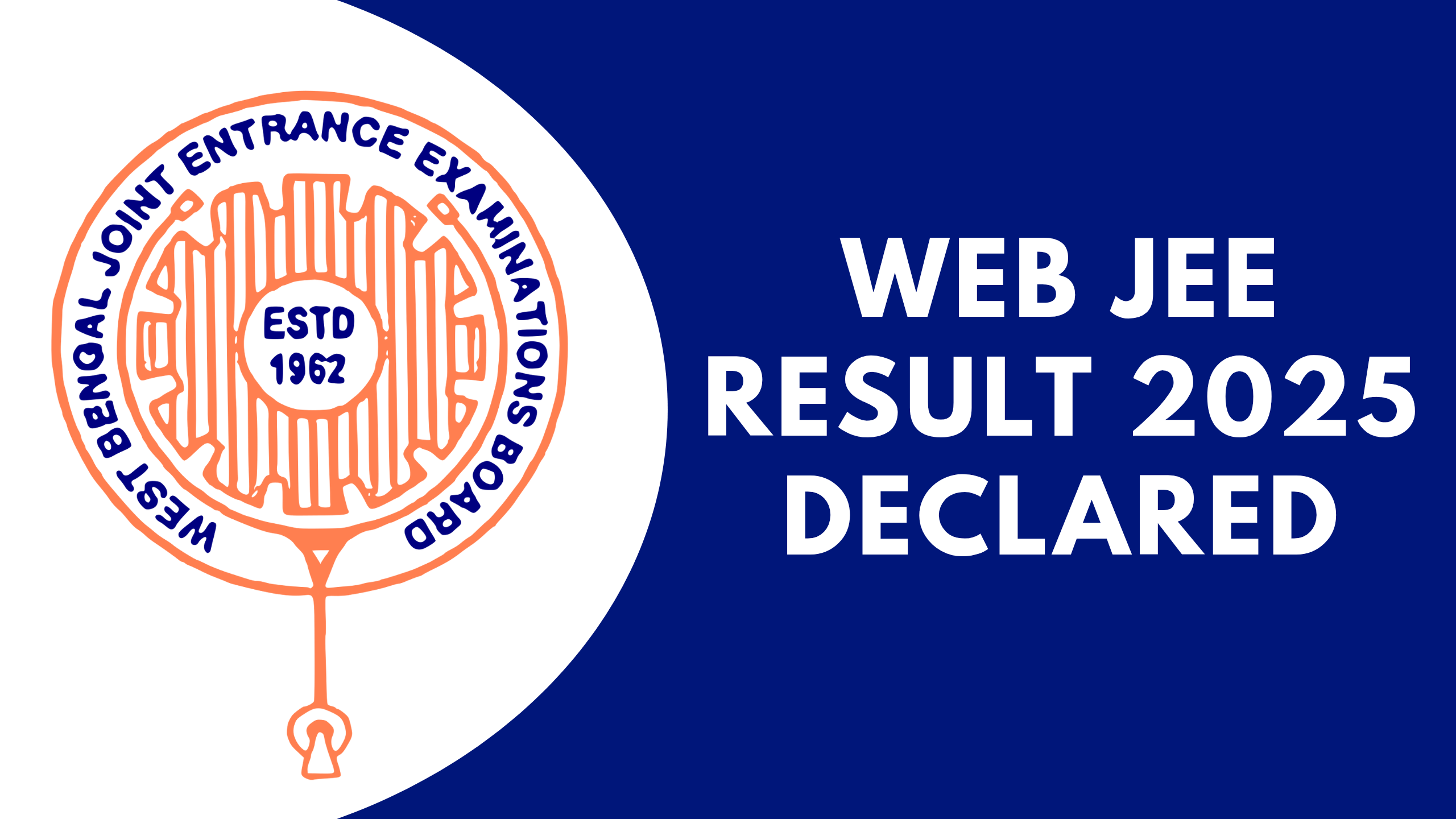 Web JEE Result 2025 Declared
