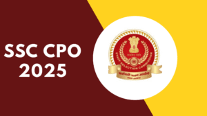 SSC CPO 2025 Notification