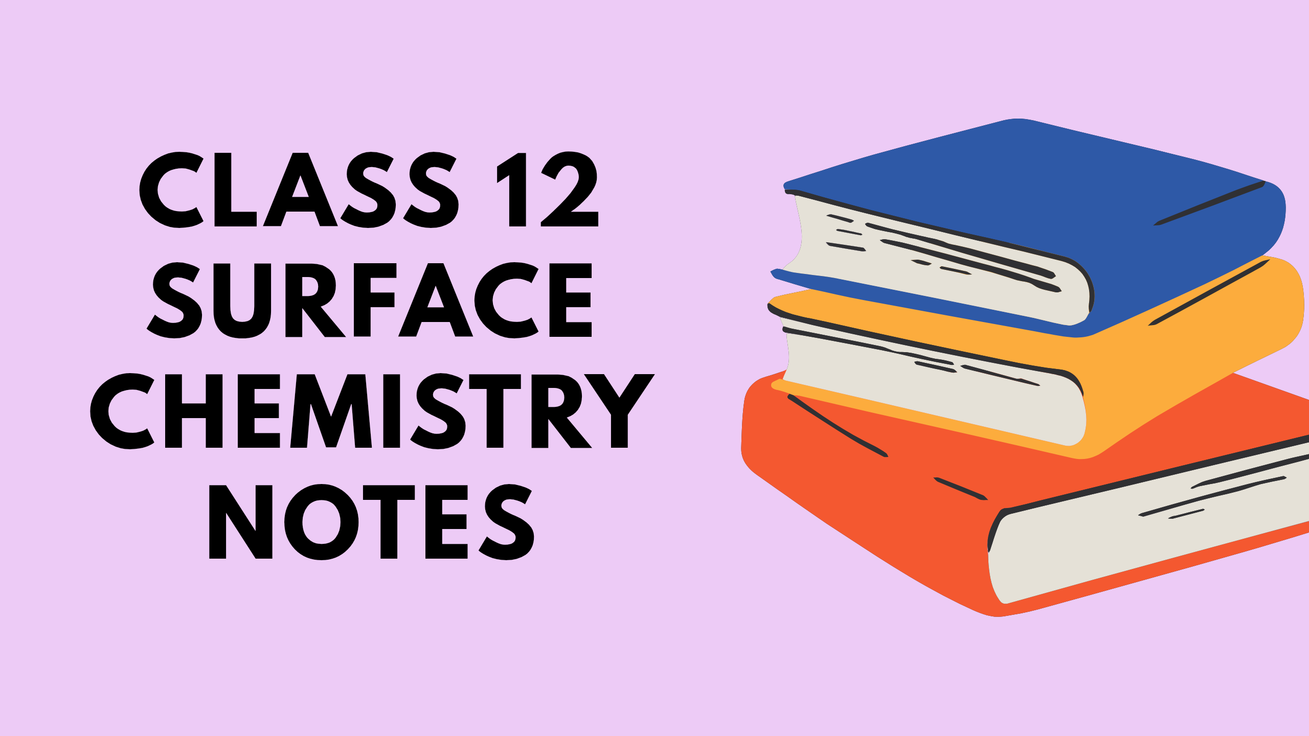 Class 12 Surface Chemistry Notes