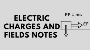 Electric Charges and Fields Notes