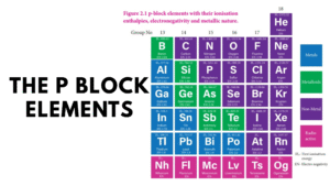 The P Block Elements