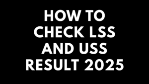 How to Check LSS and USS Result 2025