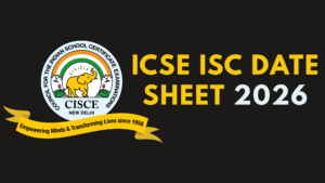 ICSE ISC Date Sheet 2026