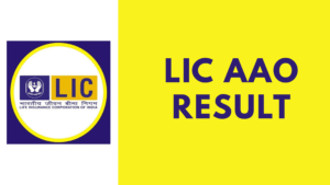 LIC AAO Result