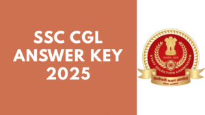 SSC CGL Answer Key 2025
