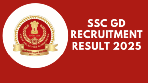 SSC GD Recruitment Result 2025