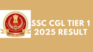 SSC CGL Tier 1 2025 Result