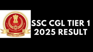 SSC CGL Tier 1 2025 Result